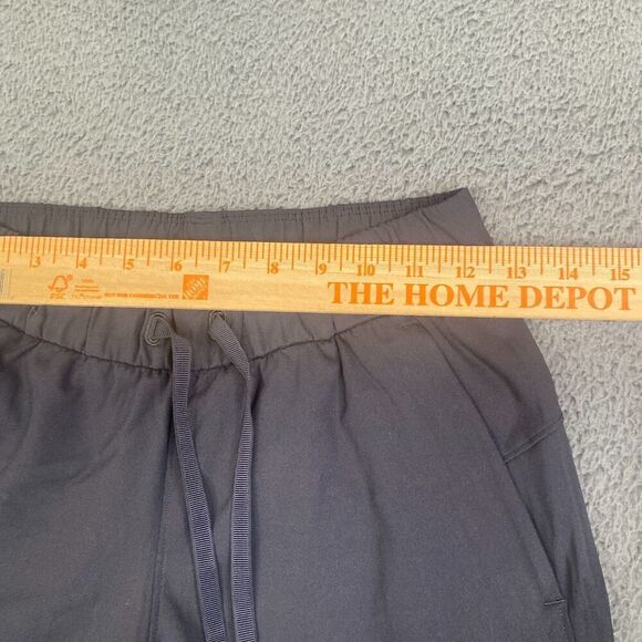 Lululemon On The Fly Jogger Pants Black Size 2 Drawstring Logo LW5cpjs - Picture 5 of 9